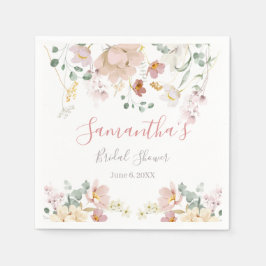 Guardanapo De Papel Chá de panela elegante cor-de-rosa embebido