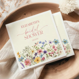 Guardanapo De Papel Chá de panela Floral de Flor Selvagem