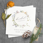 Guardanapo De Papel Chá de panela Floral Floral de Terra Rústica e Bon<br><div class="desc">Se precisar de mais alguma personalização,  por favor,  sinta-se à vontade para me enviar uma mensagem em yellowfebstudio@gmail.com.</div>