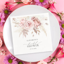 Chá de panela Floral Rosa Blush Dusty