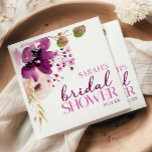Guardanapo De Papel Chá de panela Floral Violeta Roxo<br><div class="desc">Estas são as Flores de Flor Violeta Púrpura Violeta,  Papel de Chá de panela Napkins!</div>