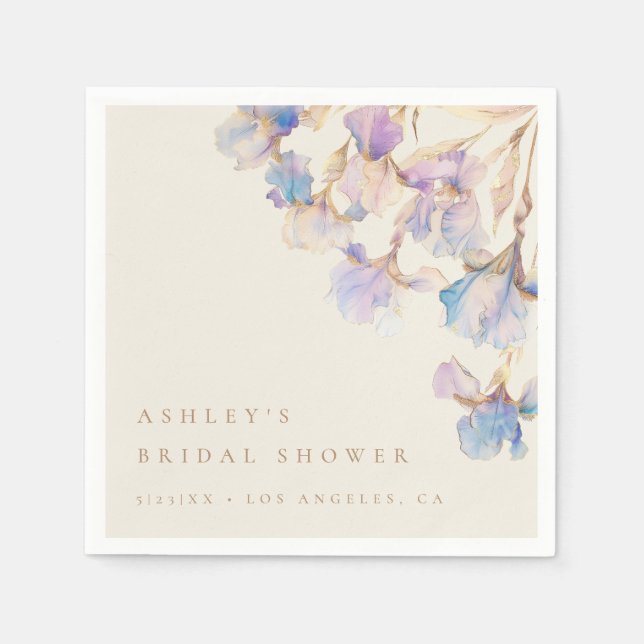 Guardanapo De Papel Chá de panela Iris (Frente)