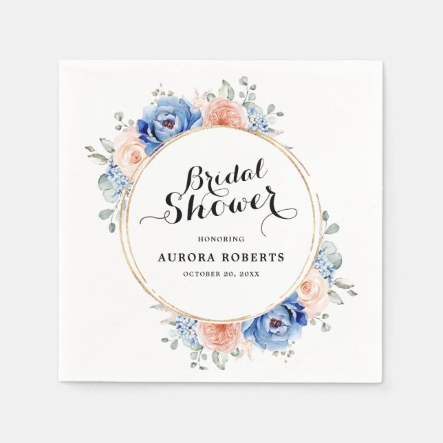 Guardanapo De Papel Chá de panela marinho Azul com Lâmina Seca (Frente)