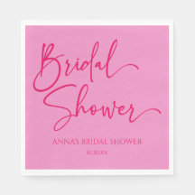 Chá de panela Mínimo Moderno Rosa Quente