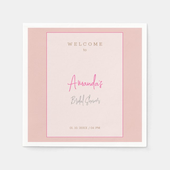 Guardanapo De Papel Chá de panela moderno minimalista (Frente)