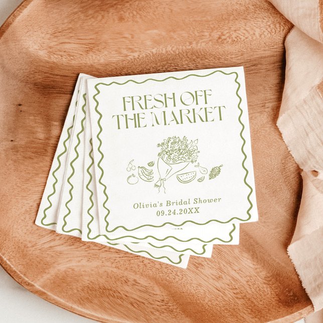 Guardanapo De Papel Chá de panela Napkins fresco do mercado (Criador carregado)