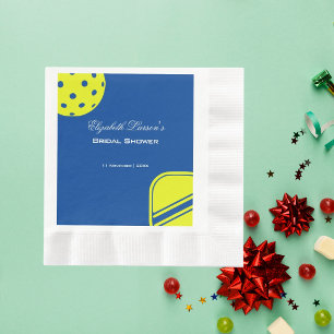 Guardanapo De Papel Chá de panela Neon Azul Pickleball