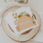 Guardanapo De Papel Chá de panela Peach Floral Arch<br><div class="desc">Celebre a noiva a ser com nossos incríveis guardanapos de chá de panela! Apresentando um belo arco colorido de pêssego adornado com delicadas flores de aquarela em tons espantosos de amarelo,  laranja e rosa macio. A design é elegante,  feminina e perfeita para uma celebração sofisticada.</div>