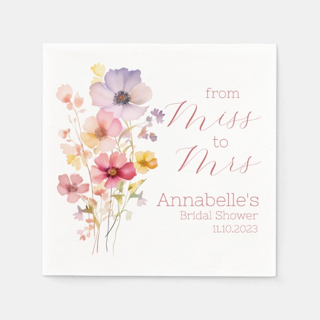 Guardanapo De Papel Chá de panela personalizado Cocktail (Frente)