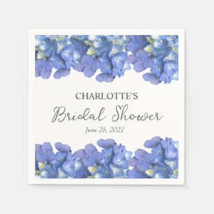 Guardanapo De Papel Chá de panela Personalizado da Hydrangea Azul