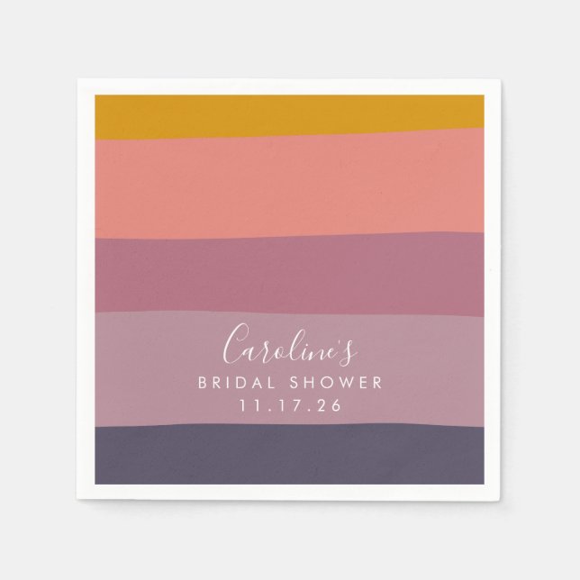 Guardanapo De Papel Chá de panela Personalizado Lilac Geométrico Moder (Frente)