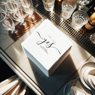 Guardanapo De Papel Chá de panela preto e branco minimalista simples