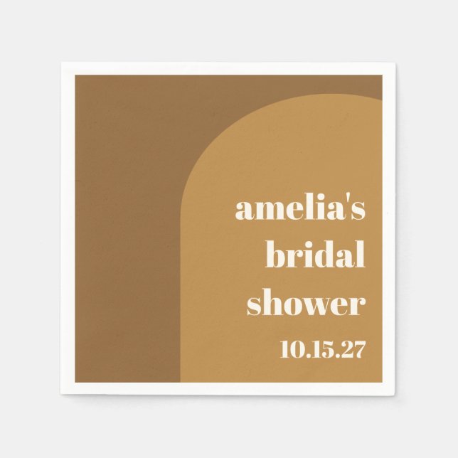 Guardanapo De Papel Chá de panela Retroativo Personalizado do Arco Mar (Frente)