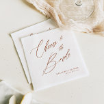 Guardanapo De Papel Chá de panela Romântico de Letras Whimsy Boêmia<br><div class="desc">A coleção "Romântica Boêmia Whimsy" captura uma vibração sem esforço elegante com seu design minimalista e sua delicada escrita. A suíte apresenta cores ricas e terríveis, aliadas a tipografia fluida e escrita à mão, trazendo um sentido de encanto para a celebração. Essa coleção expele o romance subestimado, perfeito para um...</div>