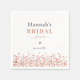 Guardanapo De Papel Chá de panela Rosa Dourada Brilho