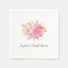 Guardanapo De Papel Chá de panela Rustic Desert Succulents