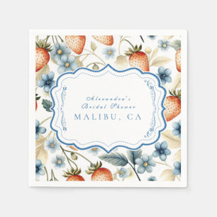 Guardanapo De Papel Chá de panela Summer Berry Love