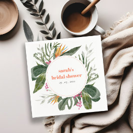 Guardanapo De Papel Chá de panela Tropical de Blush Boho