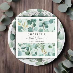 Guardanapo De Papel Chá de panela Verde Elegante Moderno