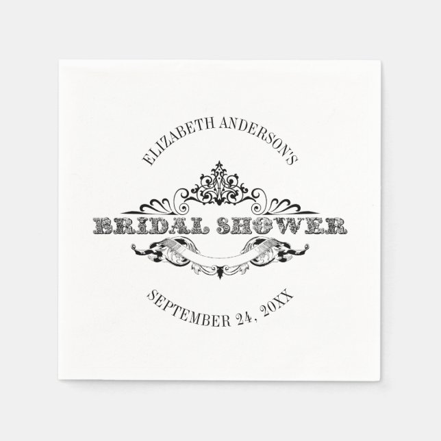 Guardanapo De Papel Chá de panela Vintage Frame (Frente)