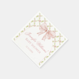 Guardanapo De Papel Chá Floral Primavera Arco Rosa Boho