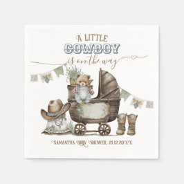 Guardanapo De Papel Chá Rustic Boho Country Wild West Boy