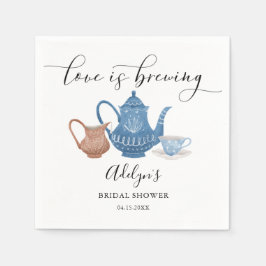 Guardanapo De Papel Chá Rustic Bridal Tea