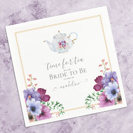 Guardanapo De Papel Chá Vintage Floral Chá de Noiva
