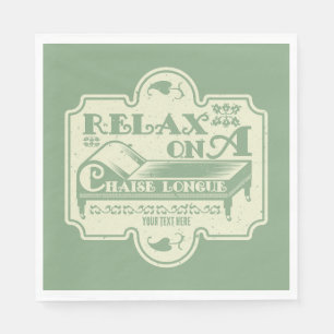 Guardanapo De Papel Chaise Longue