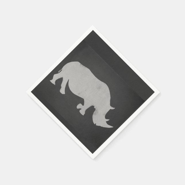 Guardanapo De Papel Chalk Rhino (Canto)
