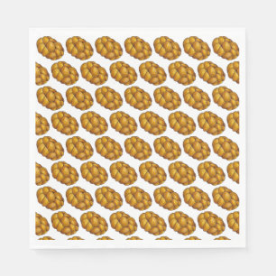 Guardanapo De Papel Challah Braided Jewery Bread Loaf Hanukkah