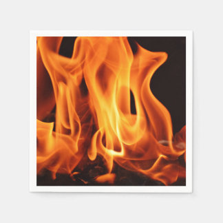 Guardanapo De Papel Chamas de Cookout do churrasco