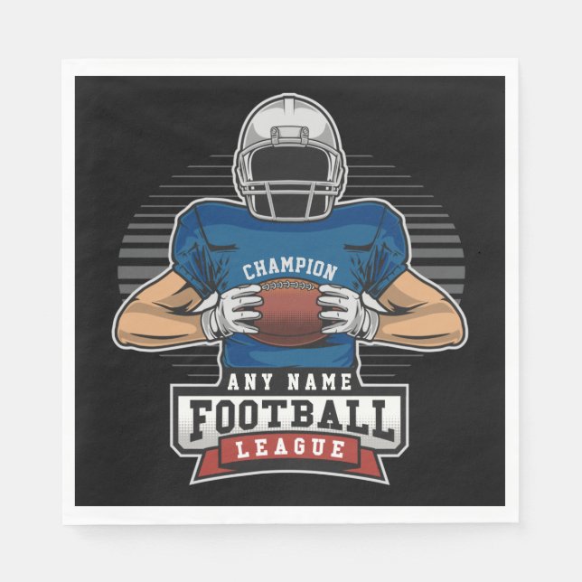 Guardanapo De Papel Champ da Equipe Personalizada de Jogadores da Liga (Frente)