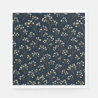 Guardanapo De Papel Champagne Baby's Breath Scatter Paper Napkin