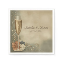 Champagne Floral para Chá de Noiva de Casal