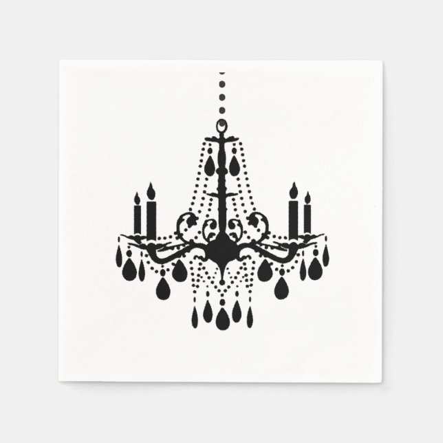 Guardanapo De Papel Chandelier Napkin (Frente)