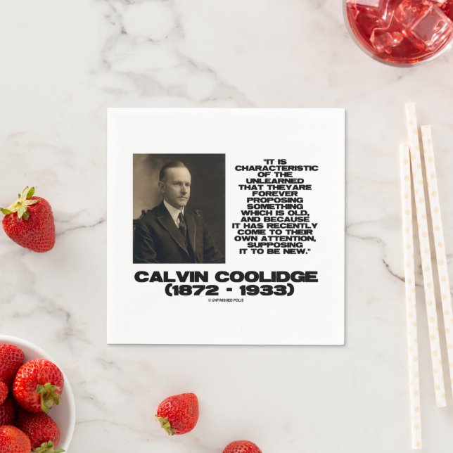 Guardanapo De Papel Characteristic Of The Unlearned Old New Coolidge (Insitu)