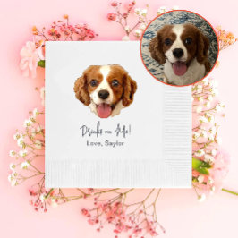 Guardanapo De Papel Charles Spaniel Dog Bebe Em Mim Personalizado