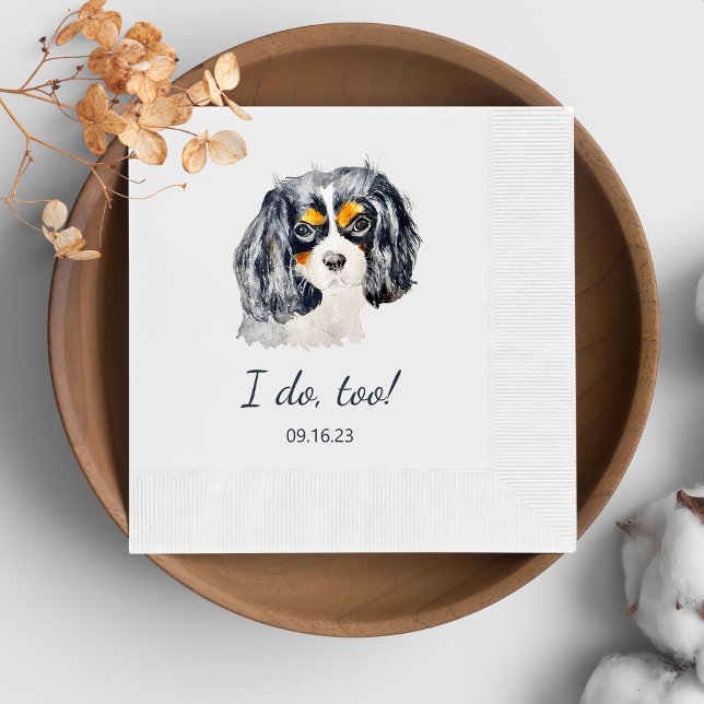Guardanapo De Papel Charles Spaniel Dog Personalizado Eu Também (Criador carregado)