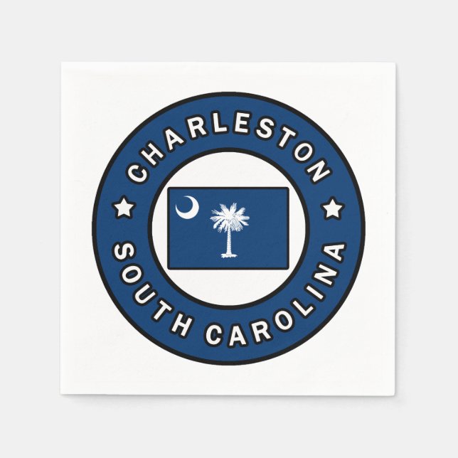 Guardanapo De Papel Charleston Carolina do Sul (Frente)