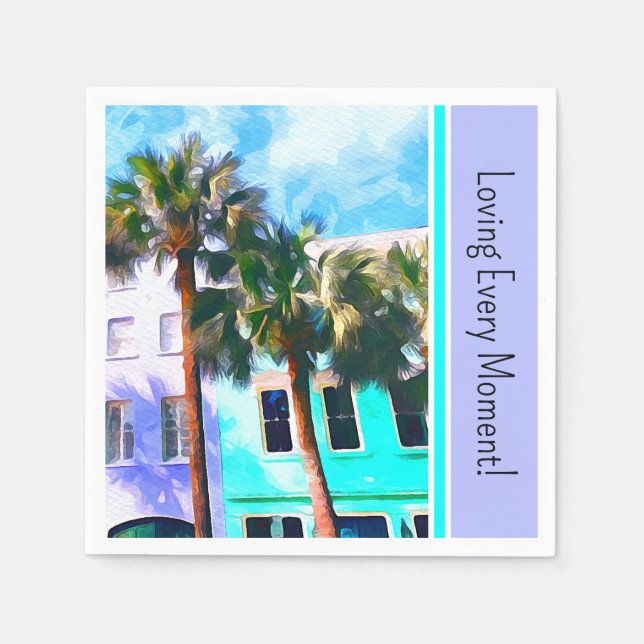 Guardanapo De Papel Charleston Festa de solteira Paper Napkin (Frente)