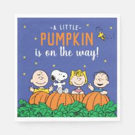 Guardanapo De Papel Charlie Brown e Gang Pumpkin Chá de fraldas
