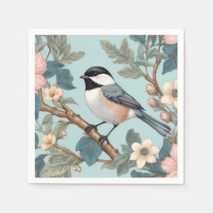 Guardanapo De Papel Charming Chickadee Bird