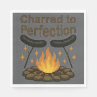 Charred to Perfecny Campfire Hot Dog