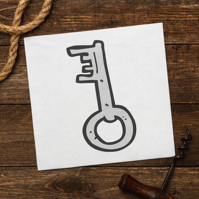 Guardanapo De Papel Chave Antiga (Criador carregado)