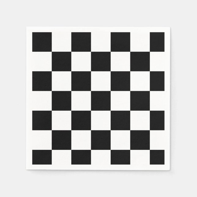 Guardanapo De Papel Checkerboard (Frente)
