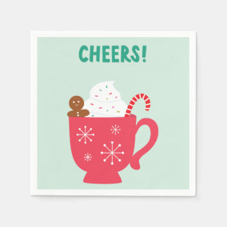 Guardanapo De Papel Cheers Cocoa Napkin