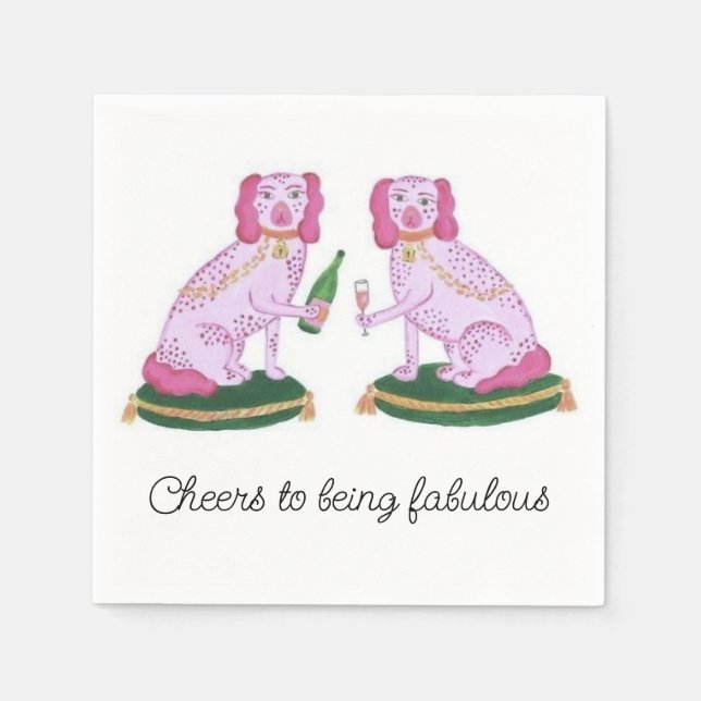 Guardanapo De Papel Cheers napkins Chinsinoir (Frente)