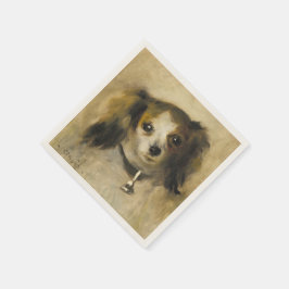 Guardanapo De Papel Chefe de cão, Auguste Renoir Art