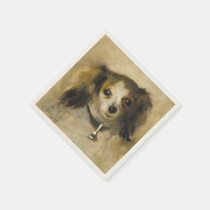 Guardanapo De Papel Chefe de cão, Auguste Renoir Art